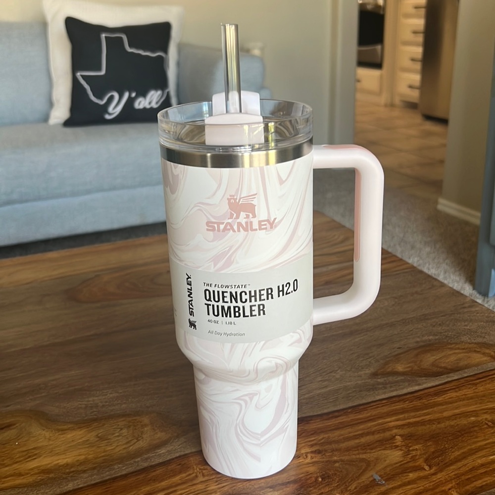 Stanley Rose Marble 40oz quencher